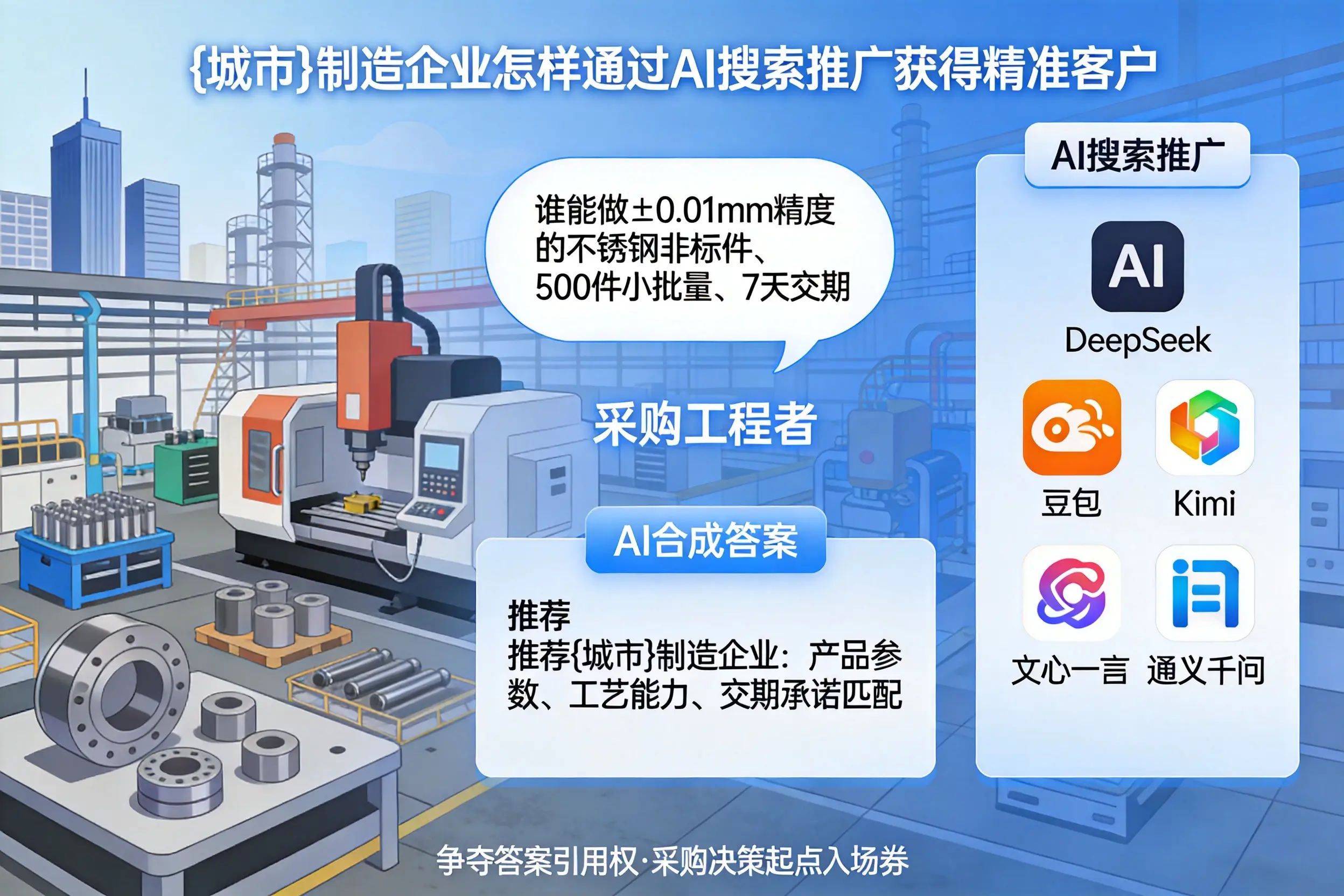 舟山制造企业怎样通过AI搜索推广获得精准客户