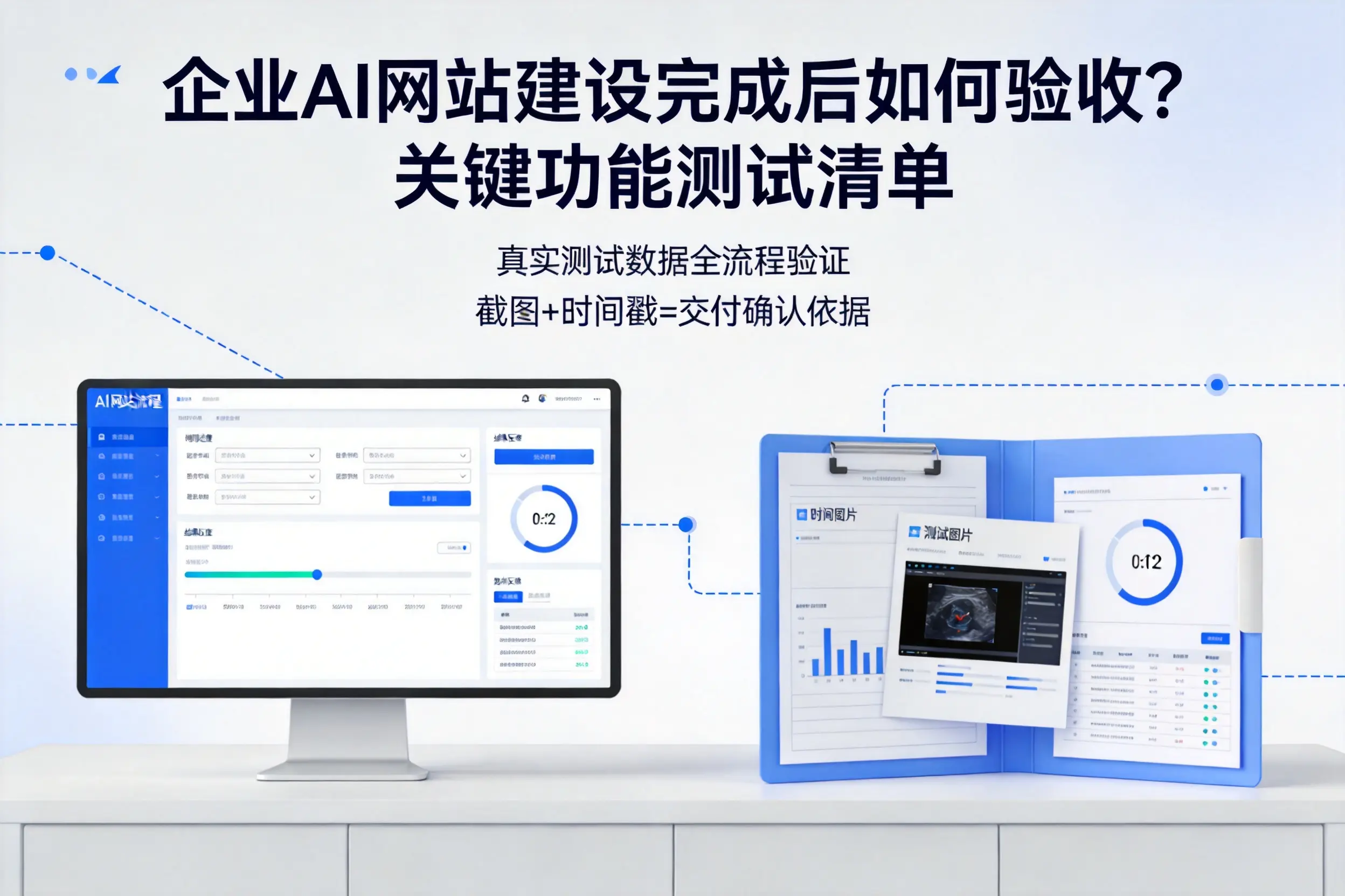 舟山企业AI网站建设完成后如何验收?关键功能测试清单