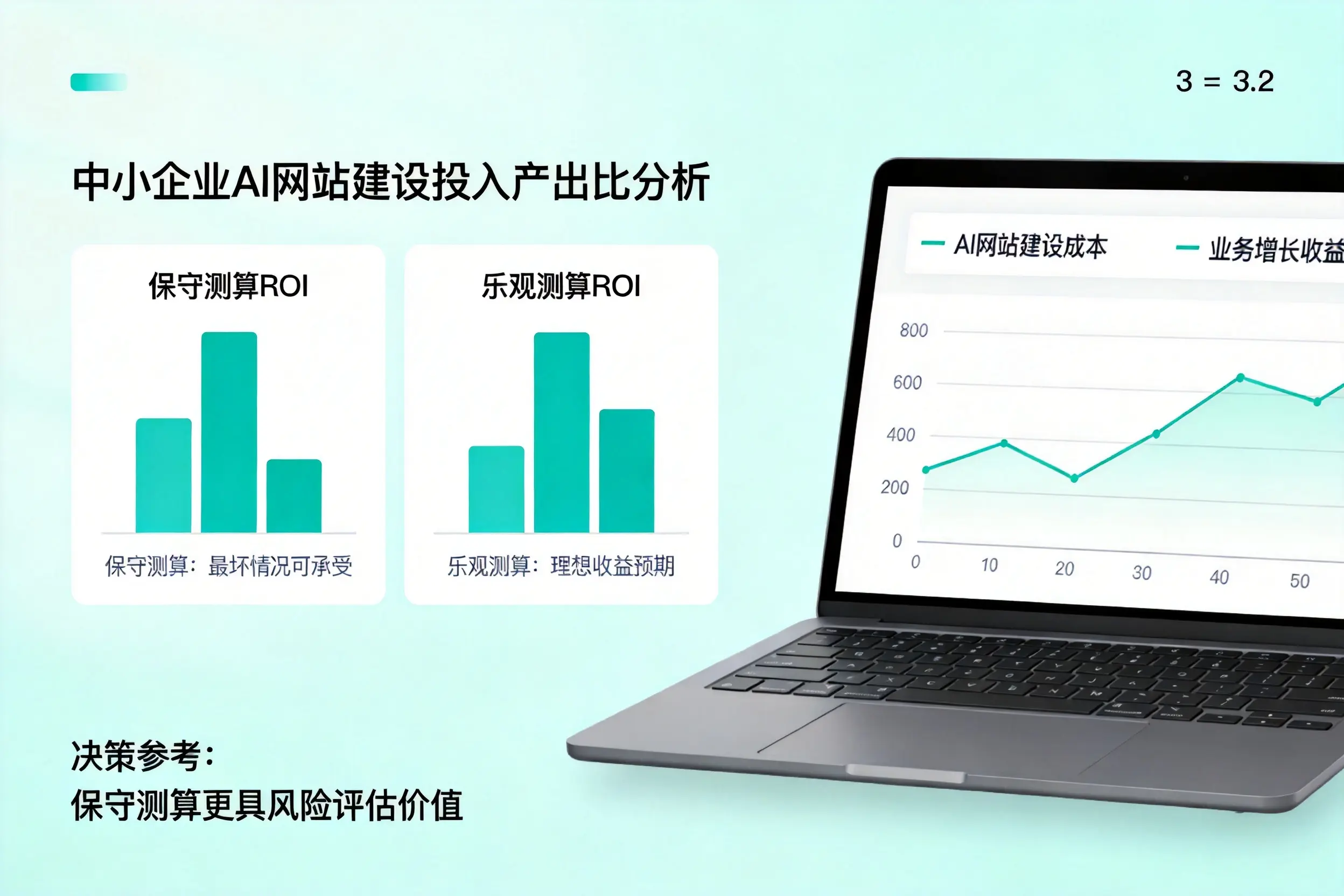 舟山中小企业AI网站建设投入产出比怎么算?先看这份分析